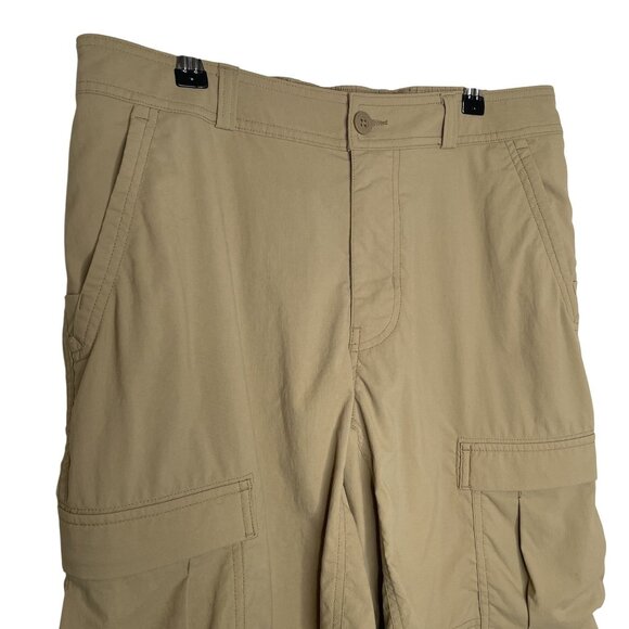 REI Co-op Mens Khaki Cargo Shorts, 34 - Picture 3 of 11